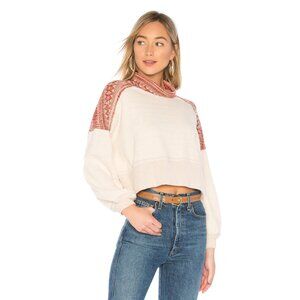 Free People At The Lodge Sweater Soft Knit Long Sleeve Top